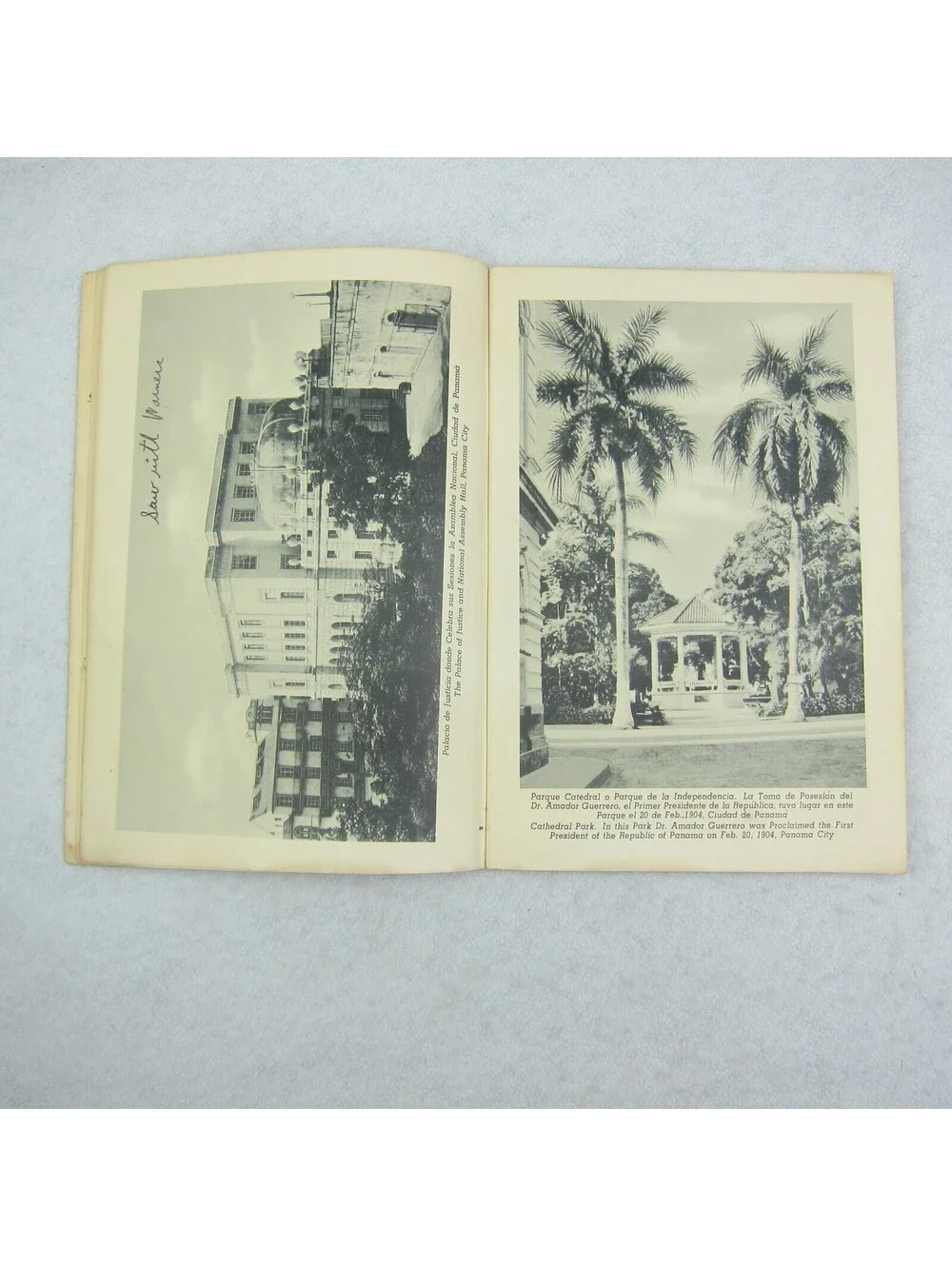 Republic of Panama and the Canal Zone: Complete Picture Guide Book Vintage 1940